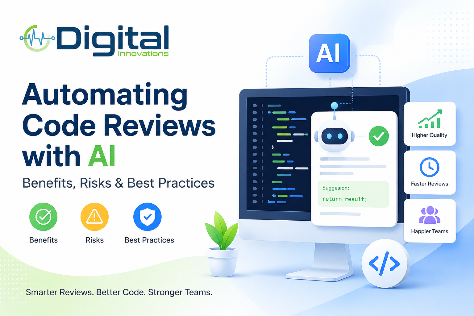 Automating Code Reviews with AI Benefits, Risks & Best Practices